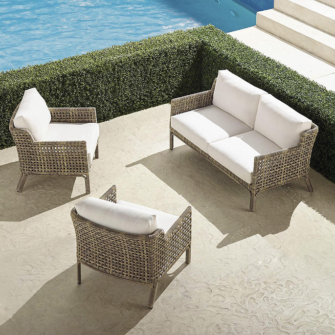 Seton 3-pc. Loveseat Set | Frontgate | Frontgate