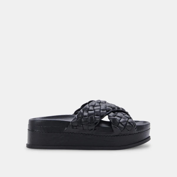 WRENLY SANDALS IN BLACK STELLA | DolceVita.com