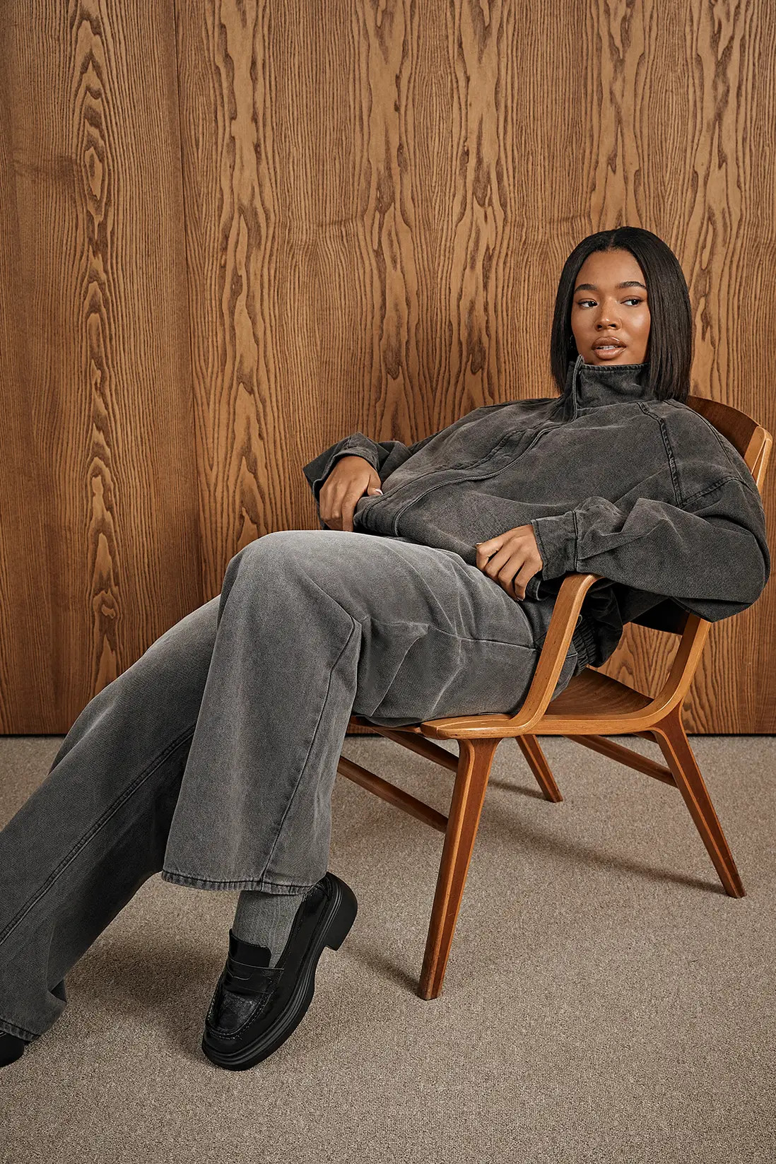 Jackets & Coats | Plus Denim Oversized Bomber Jacket | boohoo | Boohoo.com (UK & IE)