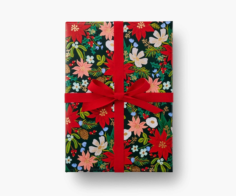 Poinsettia Wrapping Roll | Rifle Paper Co.
