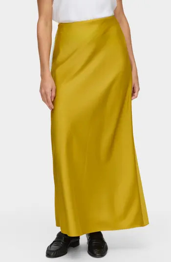 ALIGNE Harris Bias Cut Skirt in Mustard at Nordstrom Rack, Size 8 | Nordstrom Rack