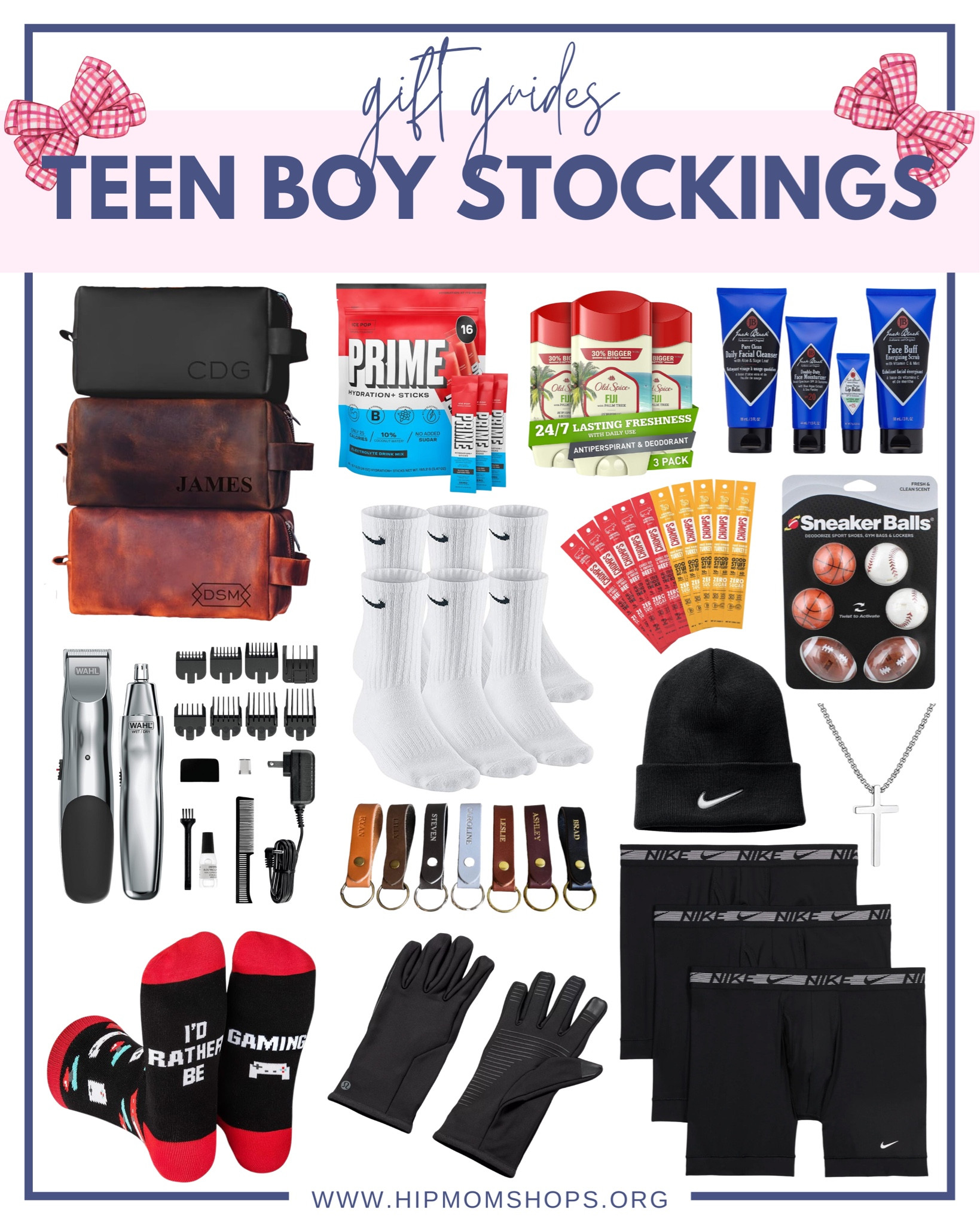 Gift Guides: Teen Boys Stocking Stuffers

Gifts for him
Gifts for teens
Gifts for teen boys
Nike air max
Athleisure
Boys workout pants
Boys sweatpants
Knit beanie
Boys gifts
Boys sweatshirt
Boys shoes
Shave kit
Men’s toiletry bag
Men’s skincare

#LTKGiftGuide #LTKSeasonal #LTKmens