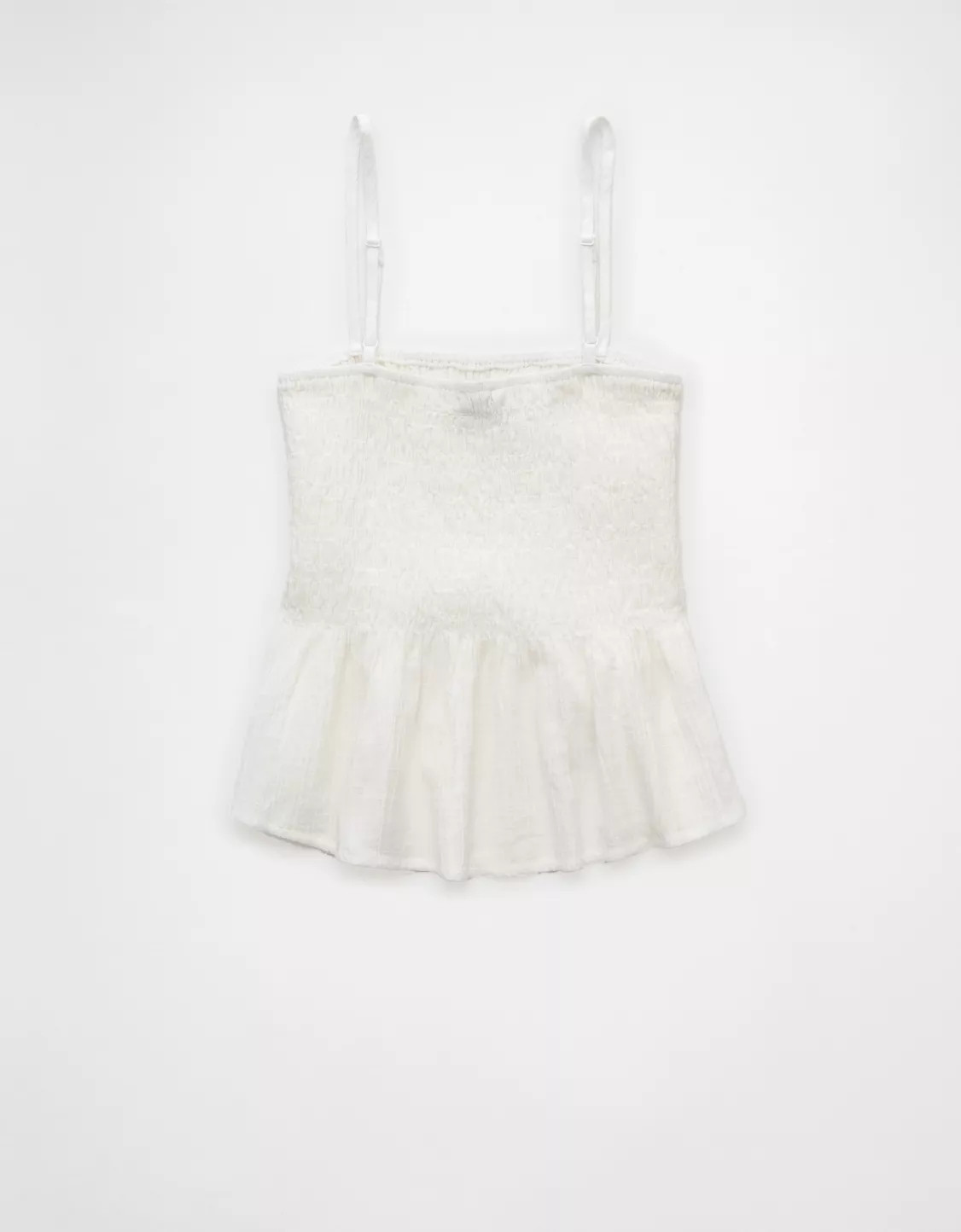 AE Smocked Babydoll Tank Top | American Eagle Outfitters (US & CA)
