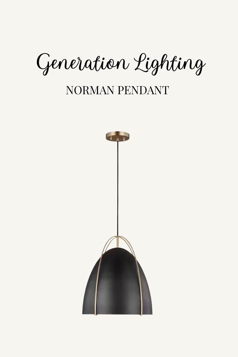 Shop the Norman Pendant by Generation Lighting!