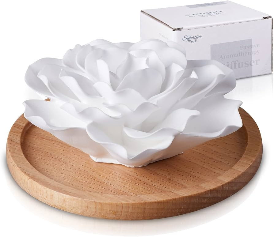 Passive Essential Oil Diffuser,Aromatherapy Passive Mini Ceramic Essential Oil Small Diffuser for... | Amazon (US)