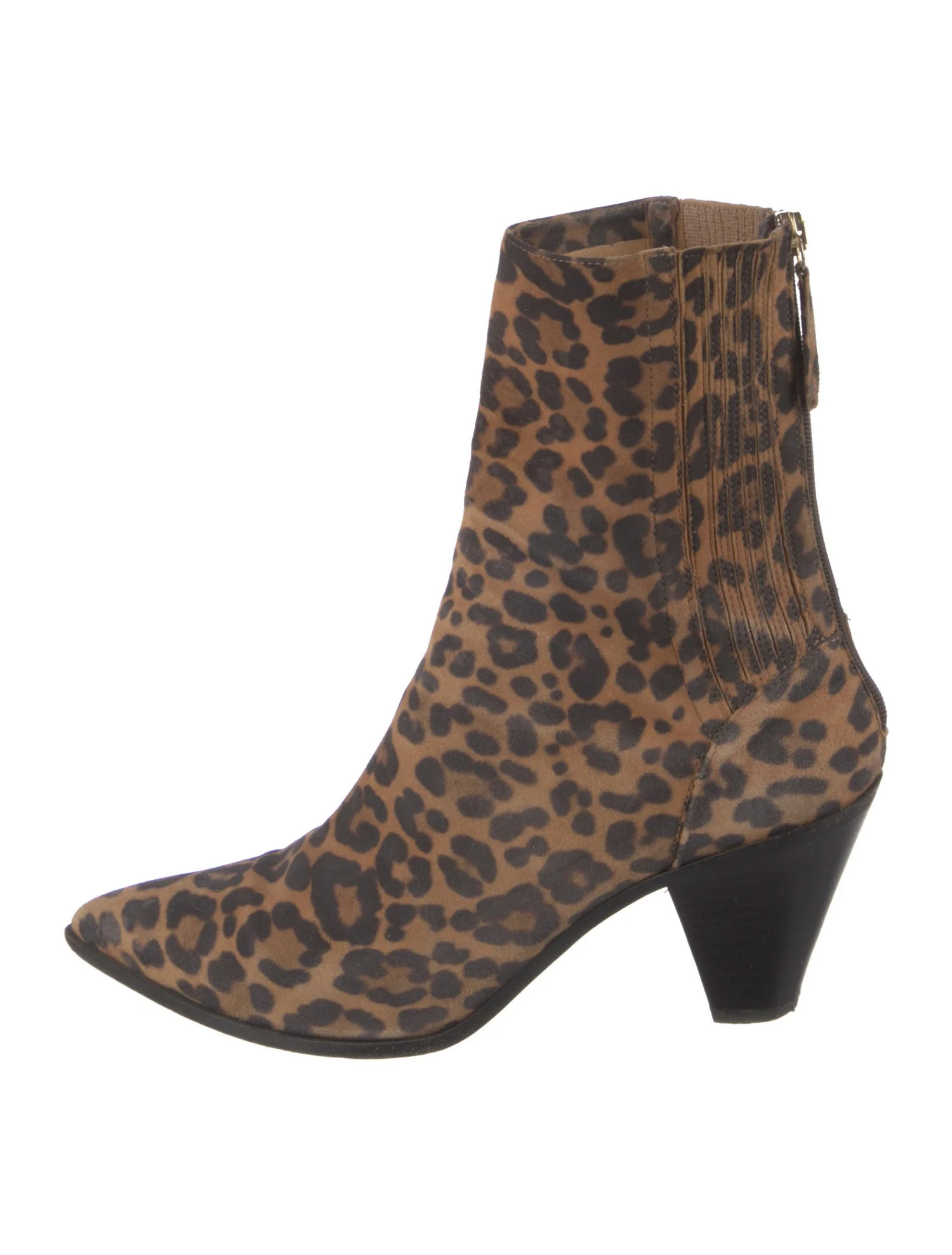 Suede Animal Print Chelsea Boots | The RealReal