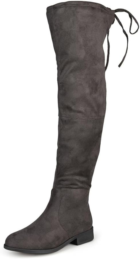 Journee Collection Women's Regular and Wide Calf Over-the-knee Faux Suede Boot | Amazon (US)