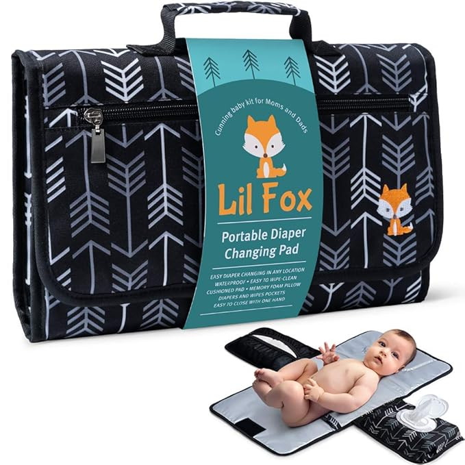 Baby Changing Pad by Lil Fox. Portable Changing Pad for Baby Diaper Bag or Changing Table Pad. On... | Amazon (US)