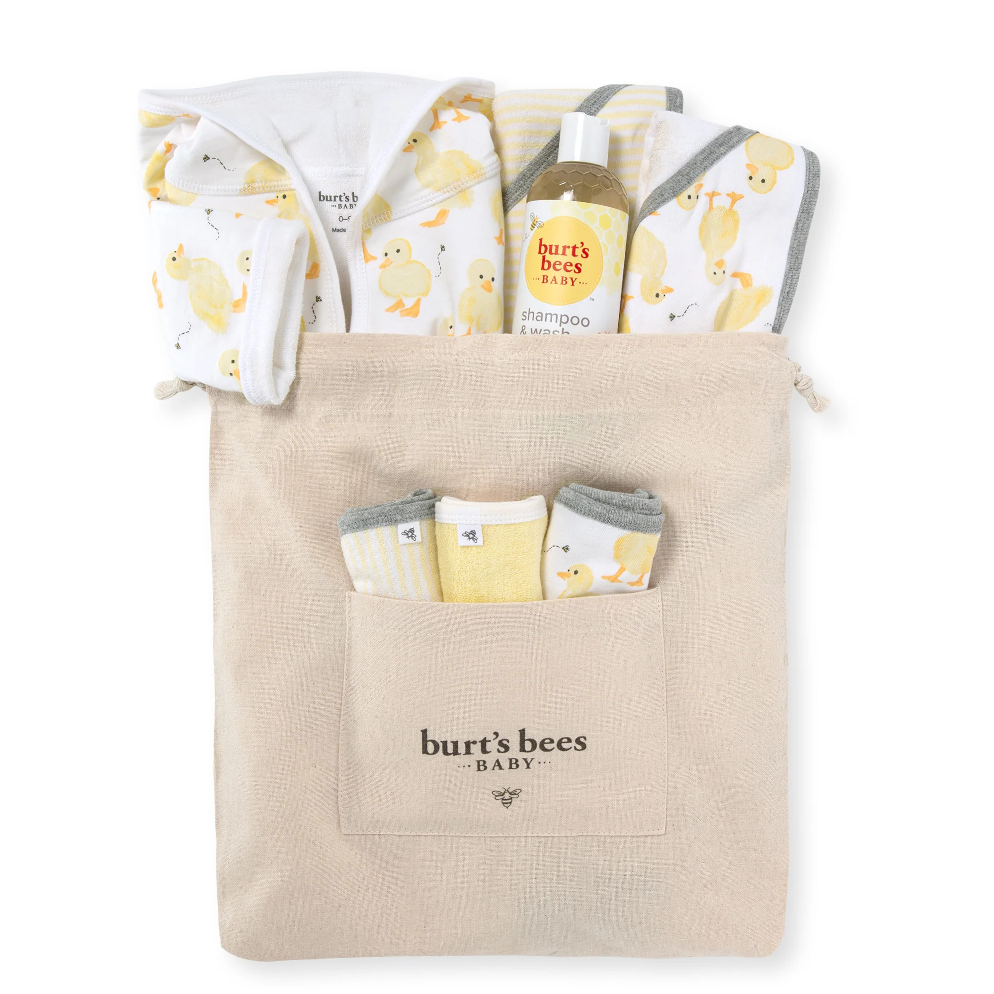 Little Ducks Bath Time Baby Gift Set | Burt's Bees Baby