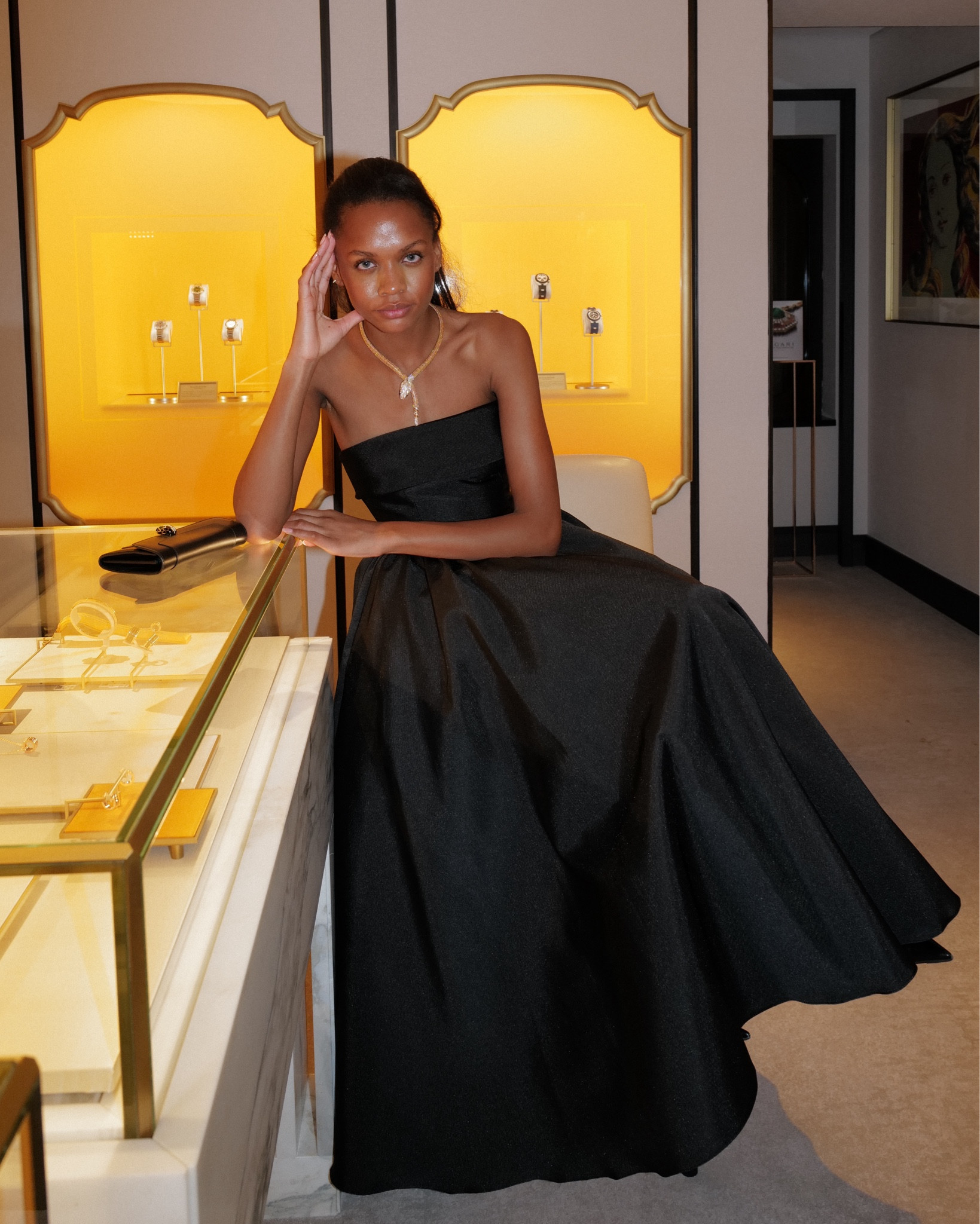 New Arrivals Ilkyaz Ozel Romane in New Yorker dress, maxi dress, Farfetch, Black dress, Classic outfit, Bandeau dress, Event outfit 

#LTKeurope #LTKstyletip #LTKuk