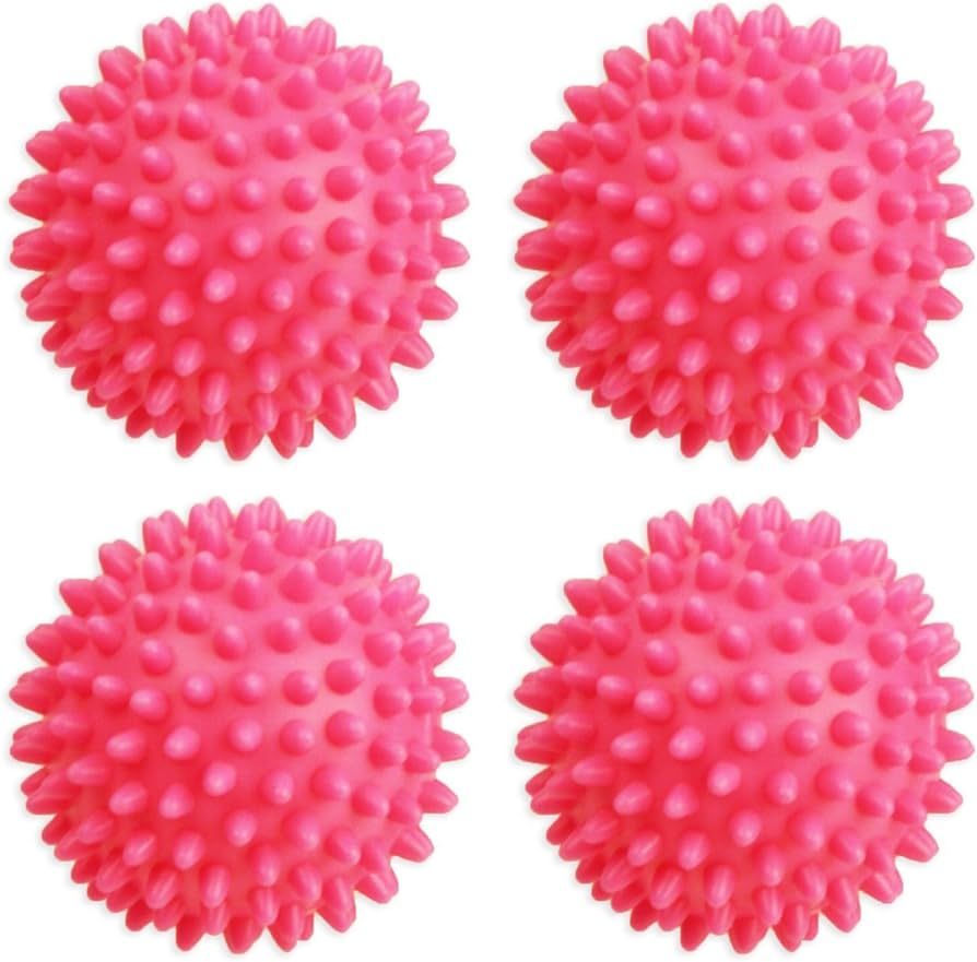 Set of 4 Pink Dryer Balls! Black Duck Brand - Reusable Dryer Balls Replace Fabric Softener! Hypoa... | Amazon (US)