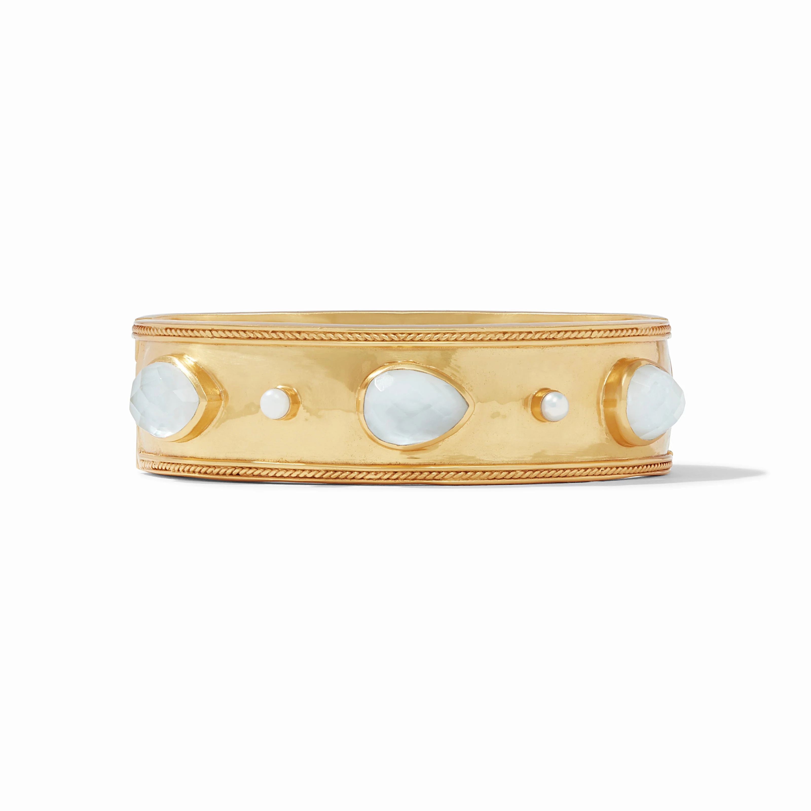 Cannes Stone Statement Hinge Bangle | Julie Vos | Julie Vos
