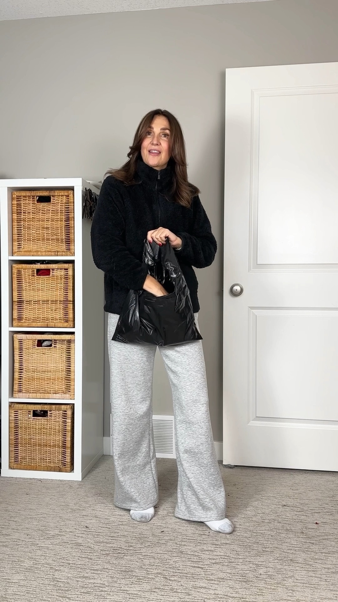 But the pants are actually cute I was just annoyed it wasn’t the leopard scarf I was excited to get! 
I’m 5’ 7” wearing my usual size small. One sale too!
Also linked the scarf I thought was in the package and the lounge pants and fleece top I’m wearing 


#LTKFindsUnder50 #LTKOver40 #LTKFindsUnder100