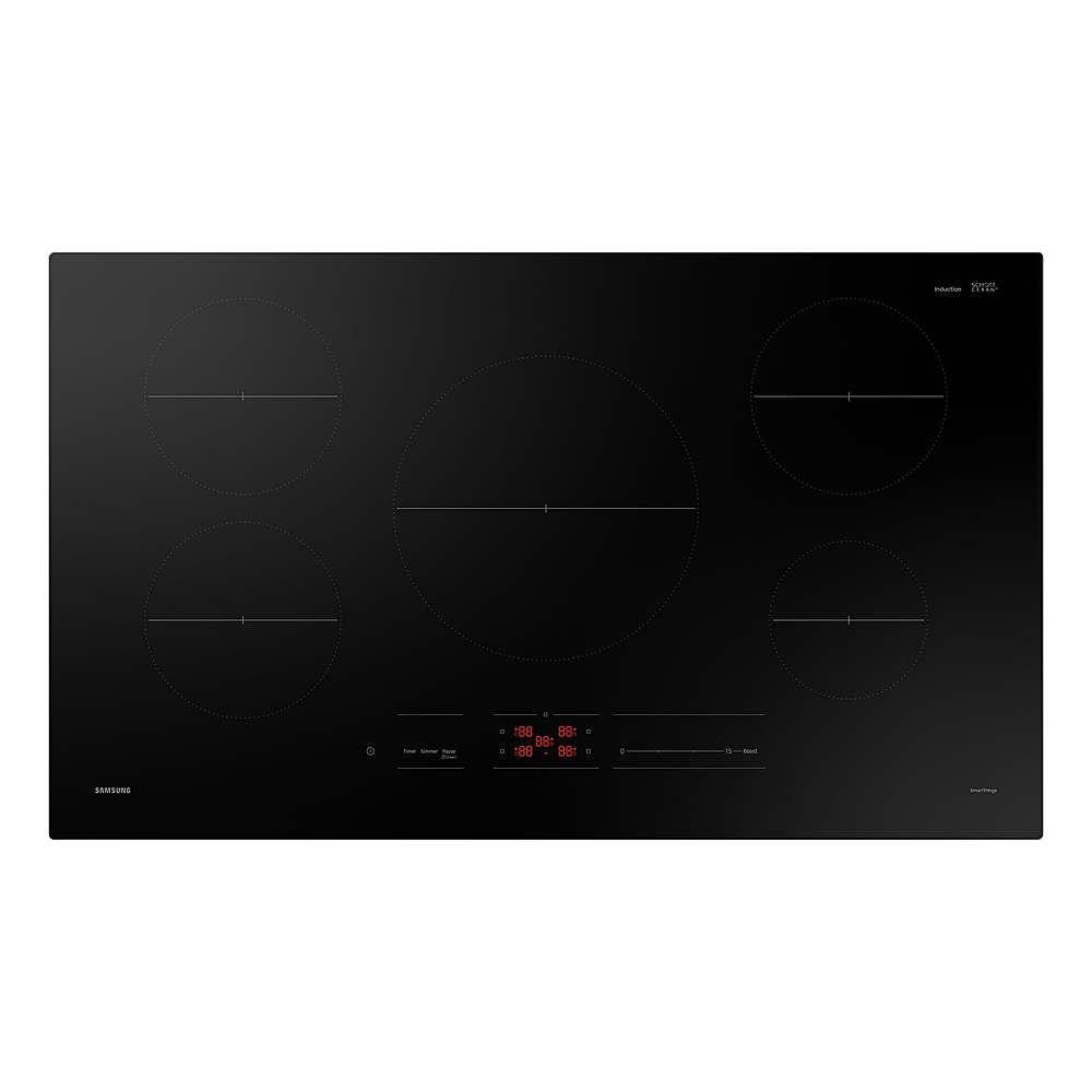 Samsung 36" Built-In Electric Induction Cooktop with 5 Burners and Wi-Fi Black NZ36C3060UK/AA - B... | Best Buy U.S.