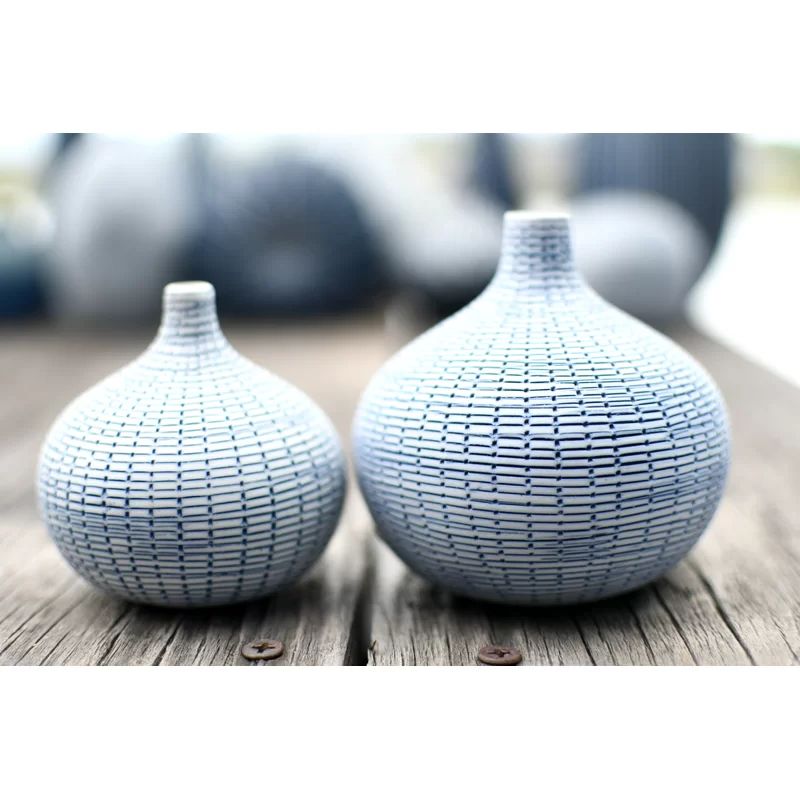 George Oliver 2 Piece Askov Porcelain Table Vase Set | Wayfair North America