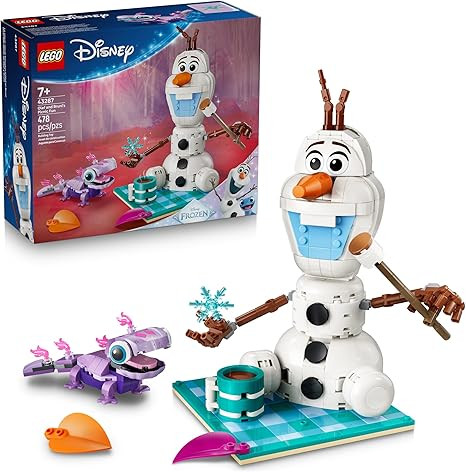 LEGO Disney Frozen Olaf and Bruni’s Picnic Fun Building Toy - Frozen Toys for Girls & Boys, Age... | Amazon (US)