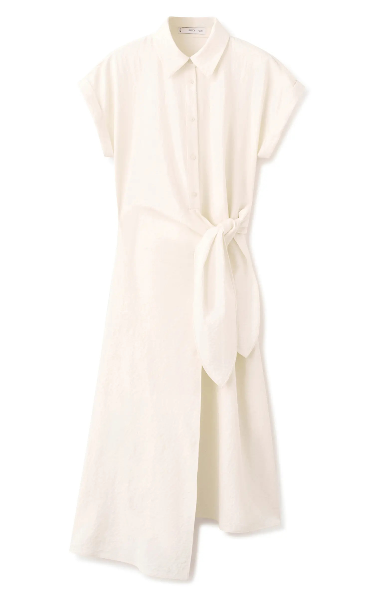 Tie Waist Midi Shirtdress | Nordstrom