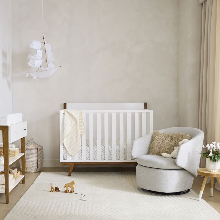 Modern 4-in-1 Convertible Crib | West Elm (US)