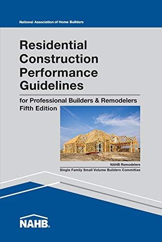 Residential Construction Performance Guidelines, Contractor Reference | Amazon (US)