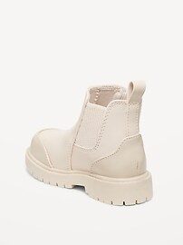 Unisex Faux-Leather Chelsea Boots for Toddler | Old Navy (US)