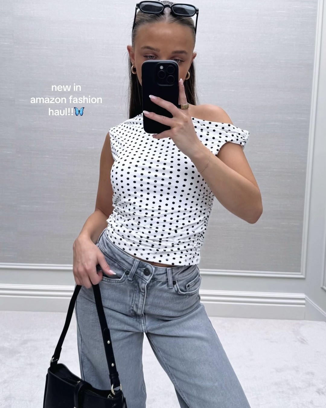new in amazon fashion try on haul!!🦋

Polka dot wide leg jeans high waisted spring summer casual outfit inspo suede bomber jacket

#LTKuk #LTKspring #LTKjeans