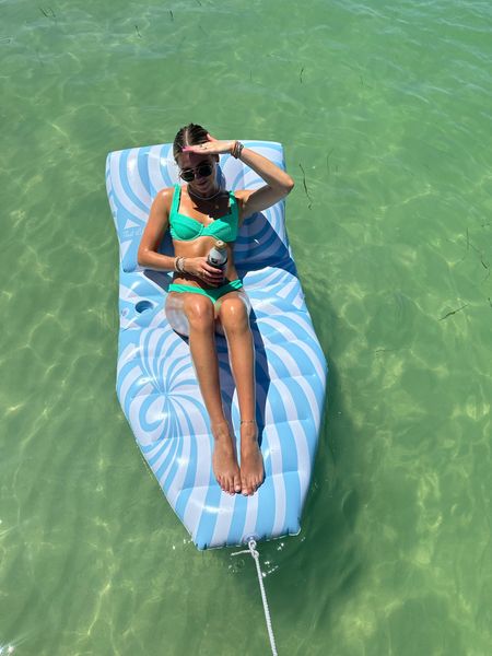 Funboy Walmart @walmart @funboy Float Life by Funboy Inflatable Lounger Pool Float, Blue Twist, Oversized 65'', Ergonomic Backrest, Three Connection Points, Children 8+ & Adults. Beach. Swim. Memorial Day. 4th of July. Beach day. Boat day. Summer  

#LTKFindsUnder50 #LTKSwim #LTKSeasonal