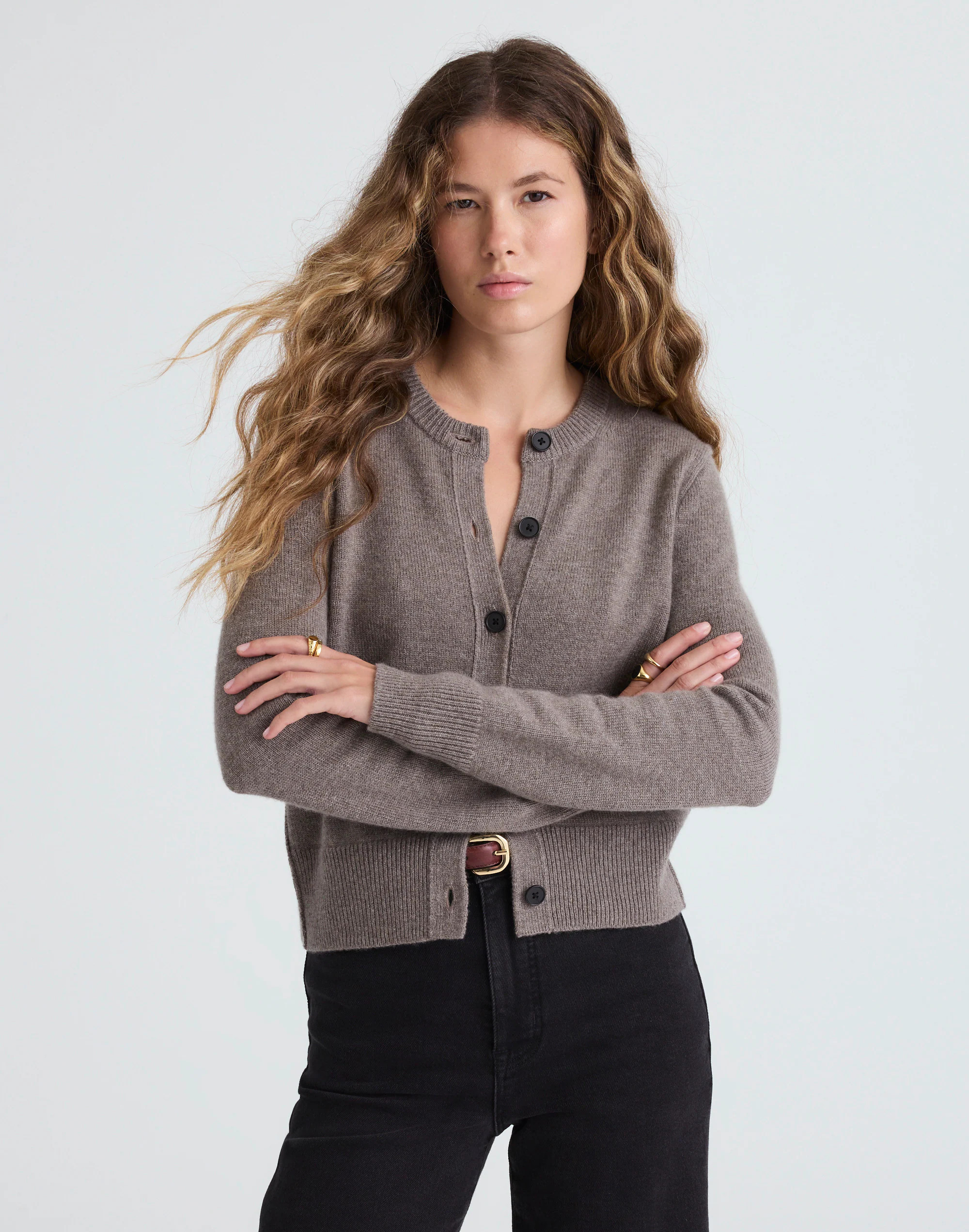 Cashmere Button-Front Cardigan Sweater | Madewell