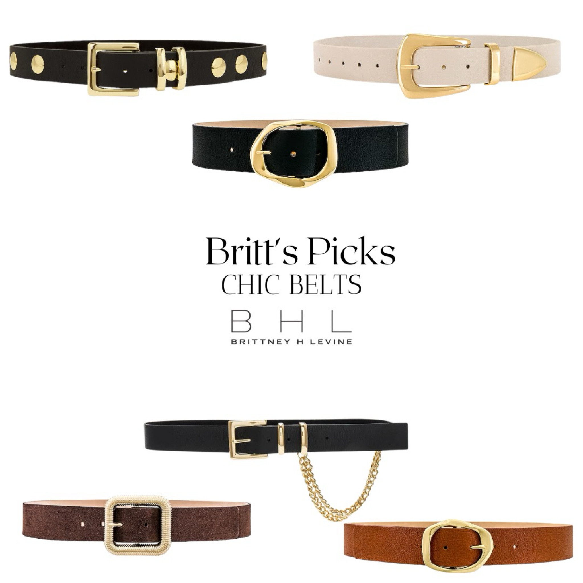 Chic belts you need! 