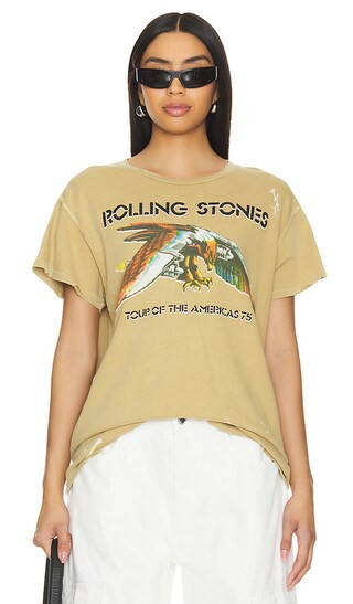 Rolling Stones 1975 Tee en Sand | Revolve Clothing (Global)