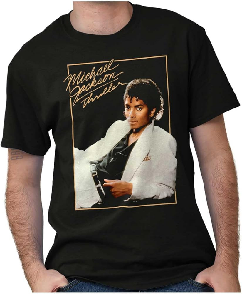 Michael Jackson Thriller Album Cover Graphic T Shirt Men or Women | Amazon (US)