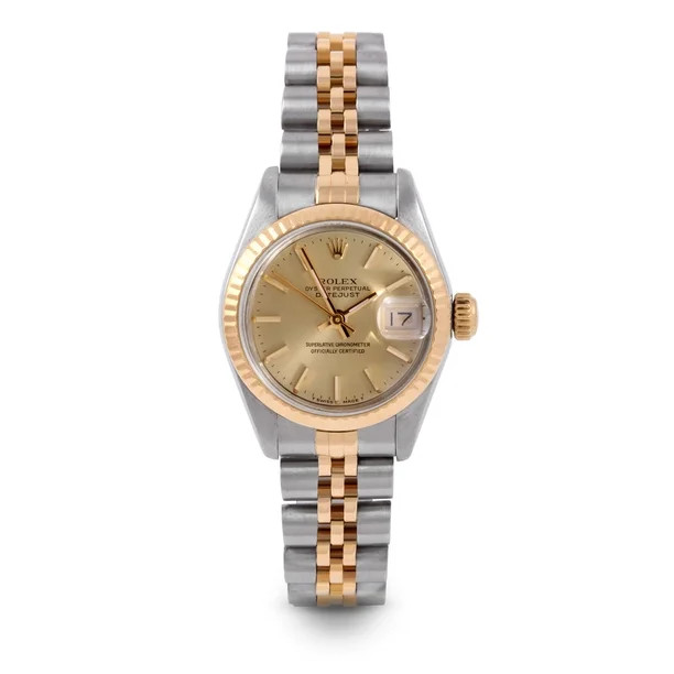 Pre Owned Rolex Datejust 6917 w/ Champagne Stick Dial 26mm Ladies Watch (Certified & Warranty Inc... | Walmart (US)