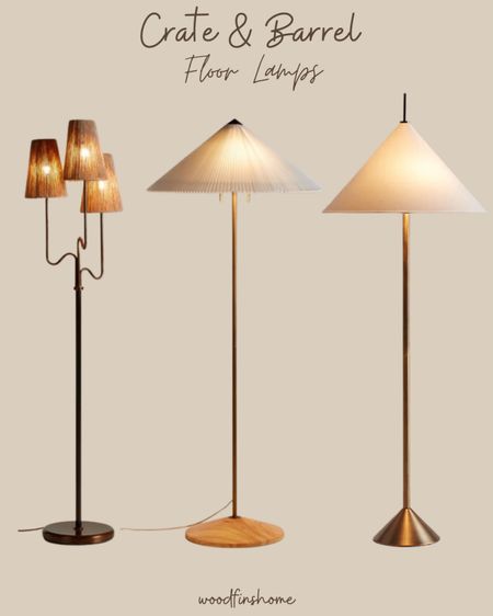 Floor lamps 
Floor lamp with fluted shade 
3 Light floor lamp 

#LTKhome