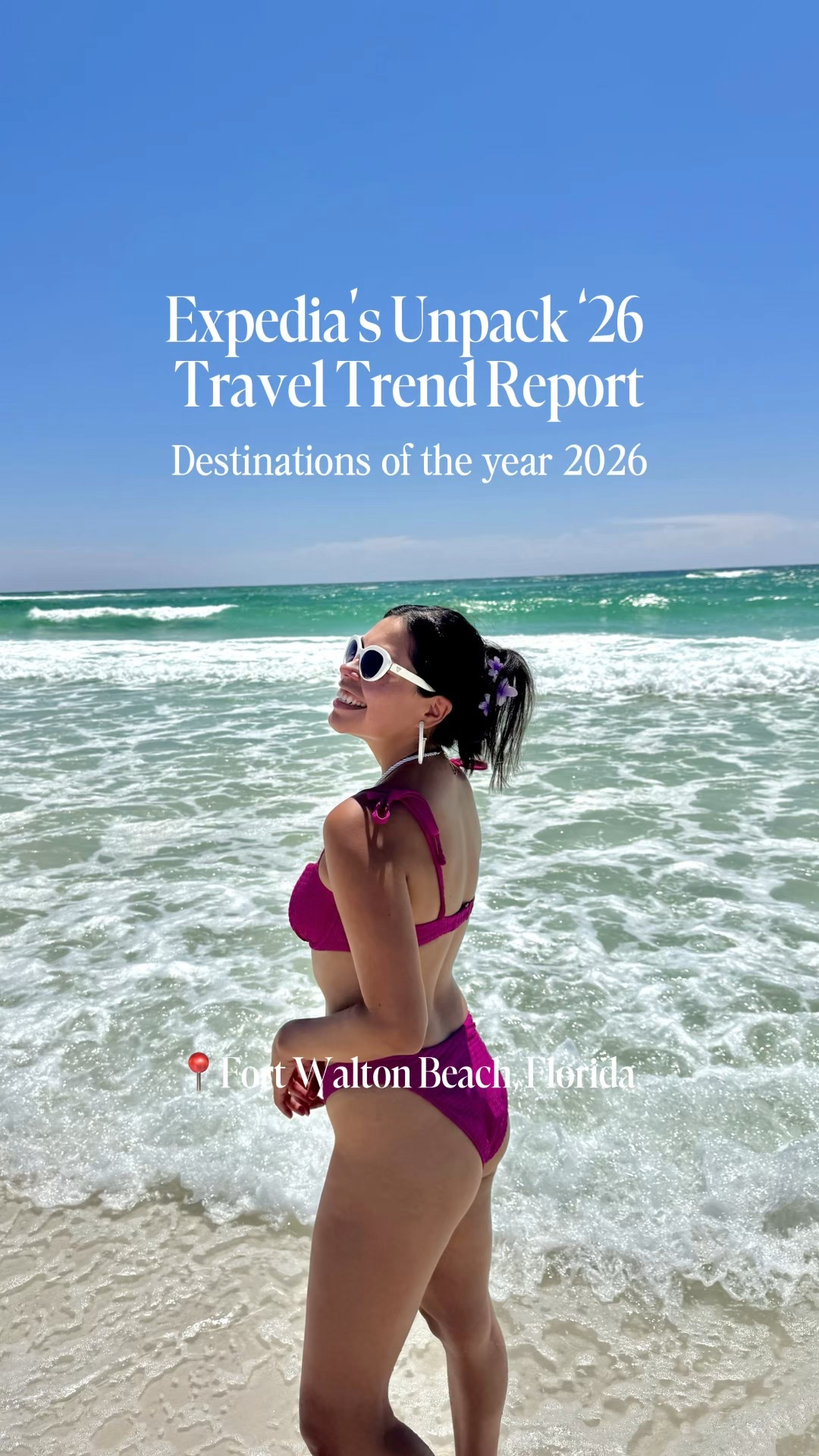 #EGPartner #ad Looking for your next travel destination in 2026? Then you’ve got to check out @expedia and Unpack '26: The Trends in Travel! 

They’re sharing all the hottest travel trends and destinations in 2026 and you don’t wanna miss out! 

Check out 📍Fort Walton Beach, Florida and see what else is on the list! #Paidlink 
#UnpackTravelTrends