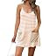 Amazon.com: Fisoew Womens Tennis Athletic Dress Mini Romper Dress with Built in Shorts Summer Vac... | Amazon (US)