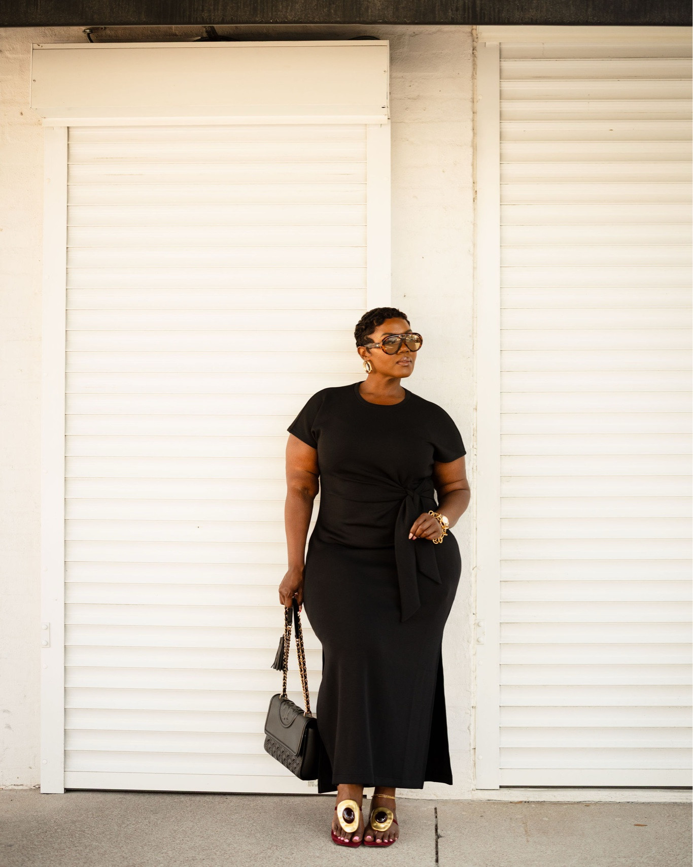 A classic, closer staple black dress