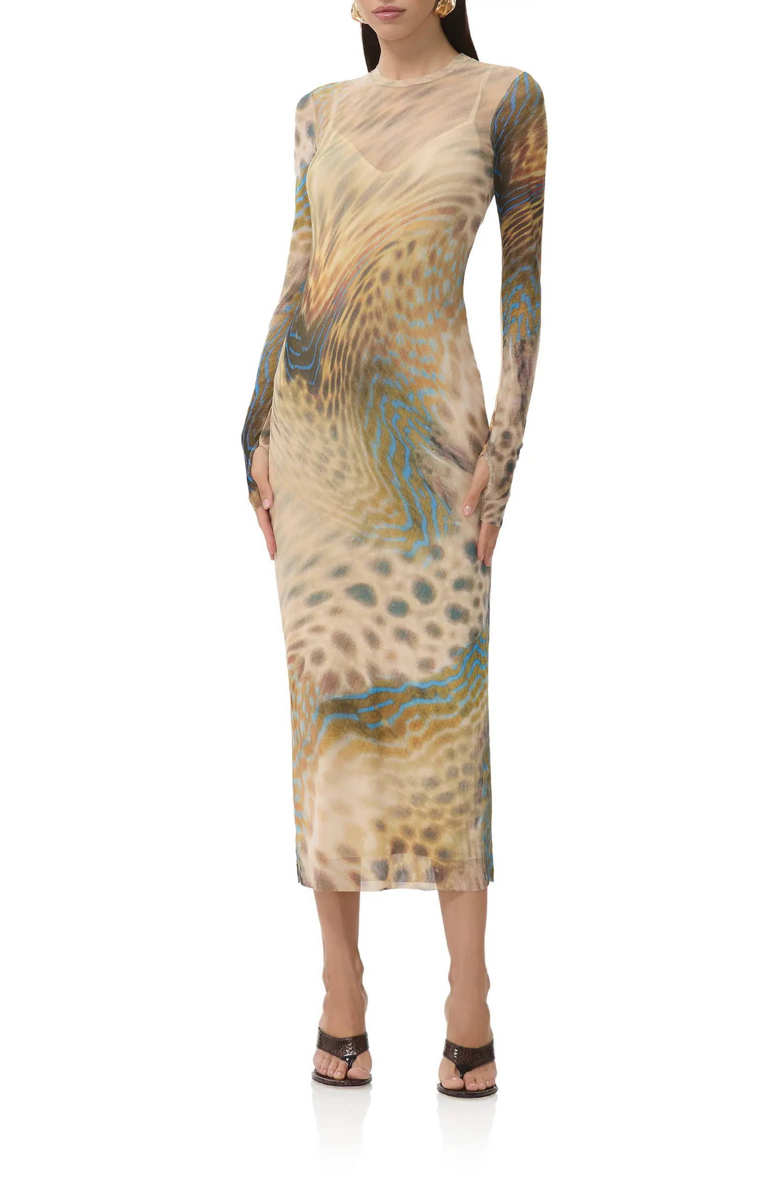 Ashland Long Sleeve Midi Dress | Nordstrom