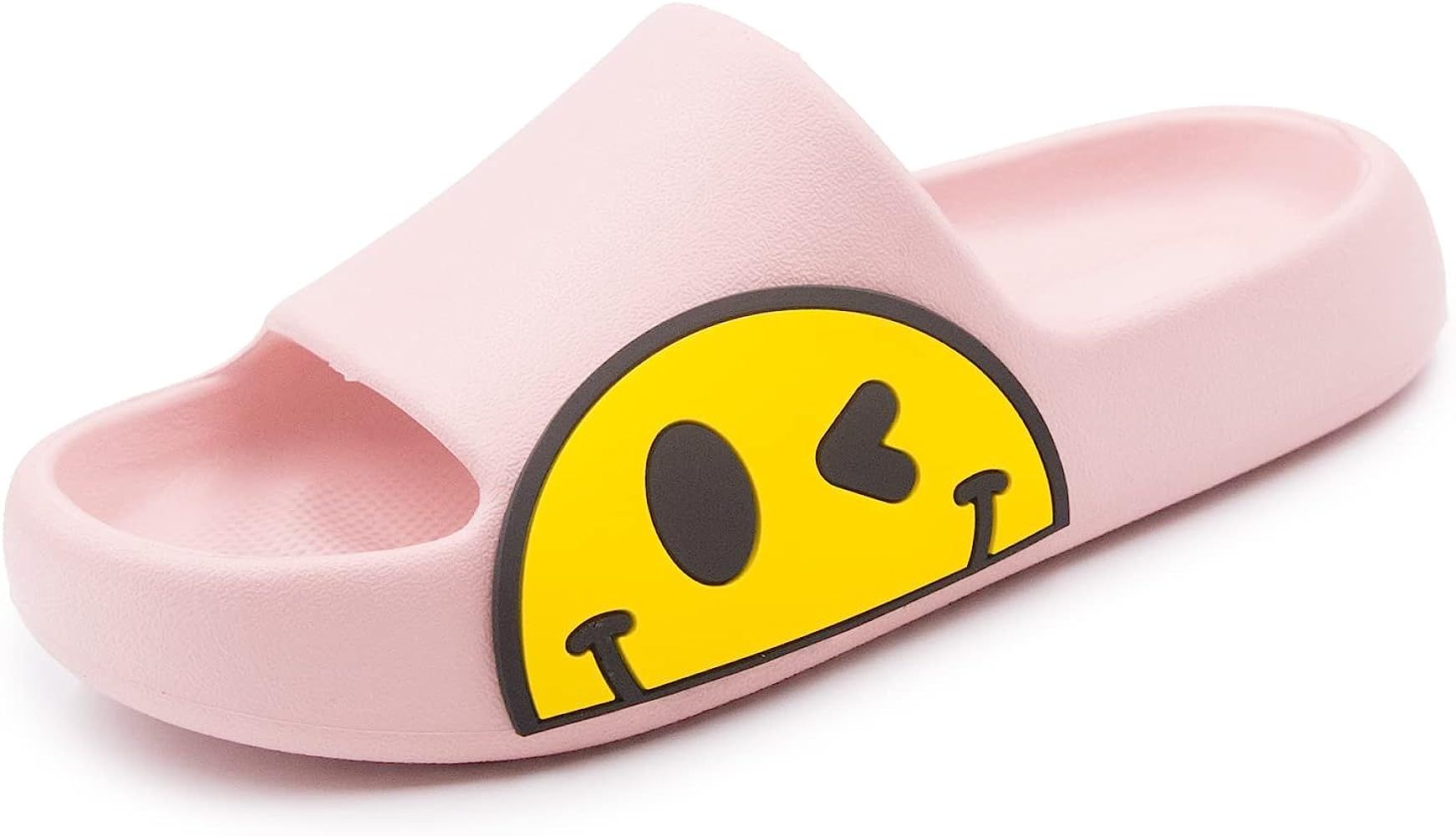 Amazon.com: Kids Toddler Sandals Shower Bathroom Slippers Non-Slip Thickened Summer Slide Sandals... | Amazon (US)