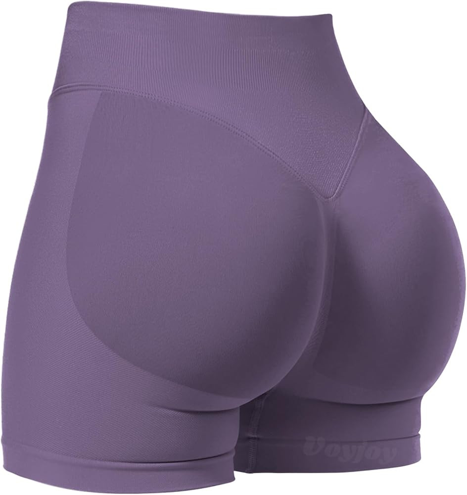 VOYJOY Women Workout Impact Shorts 3.6"/ 4.5"/ 6" Scrunch Butt Lifting Gym Seamless Booty Biker S... | Amazon (US)