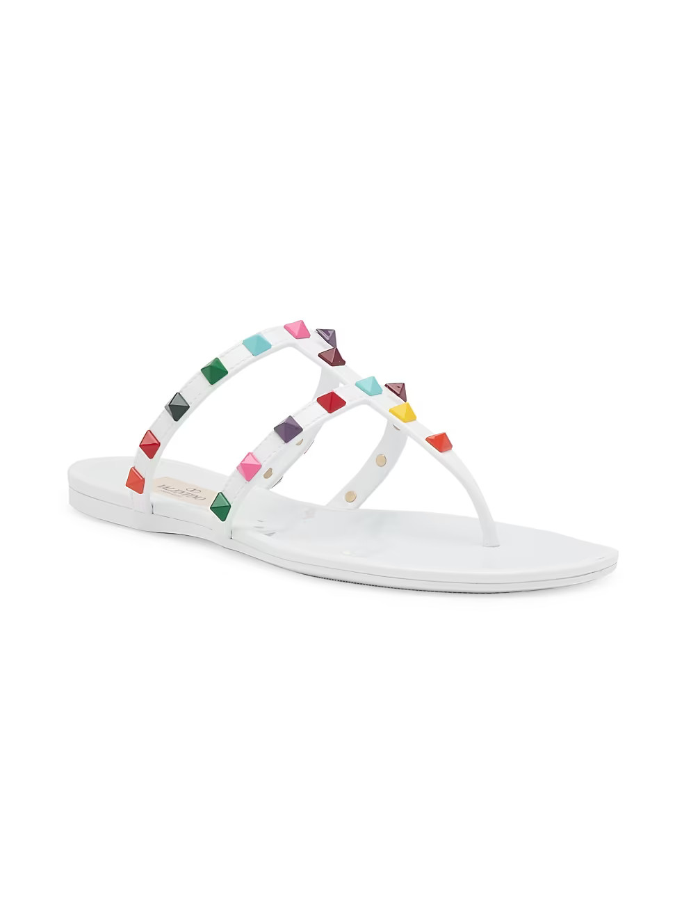 Rockstud PVC Thong Sandals | Saks Fifth Avenue