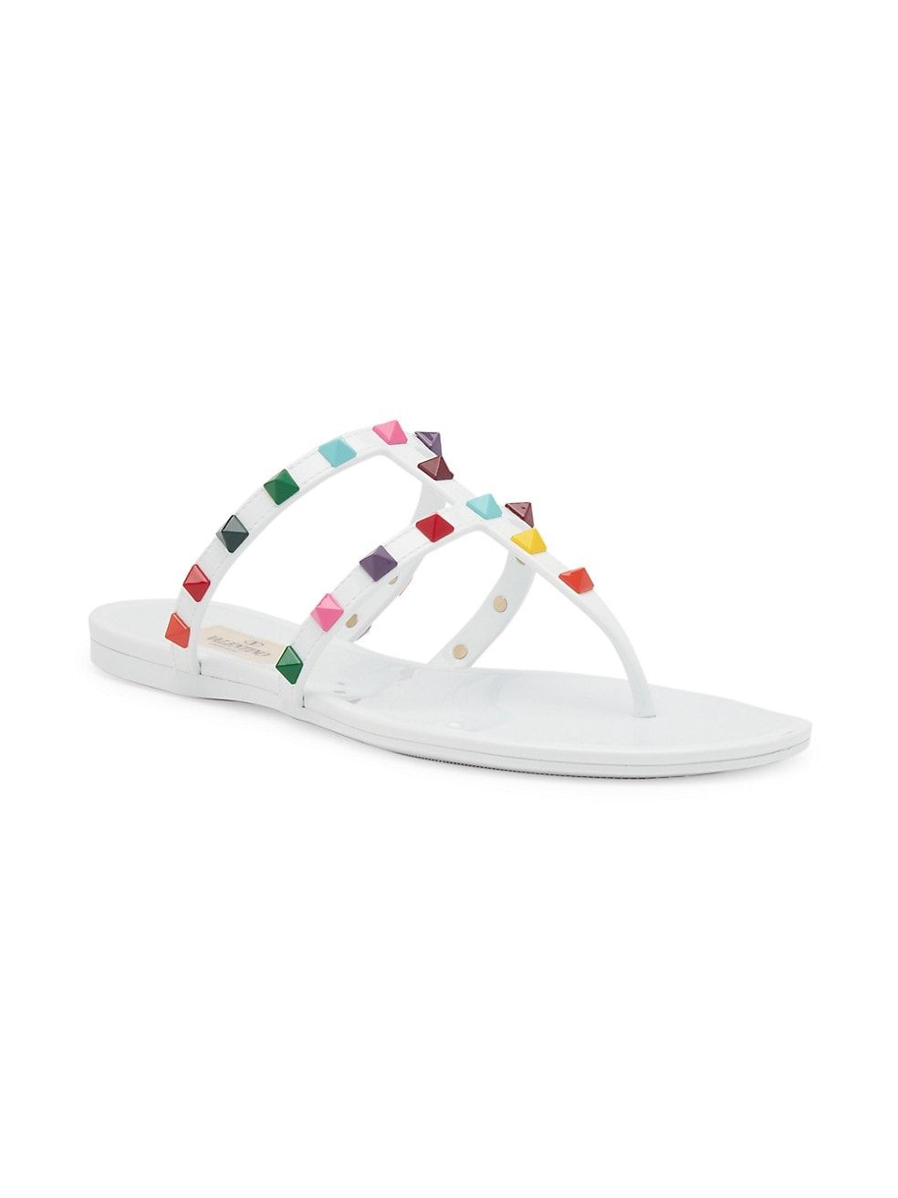 Rockstud PVC Thong Sandals | Saks Fifth Avenue