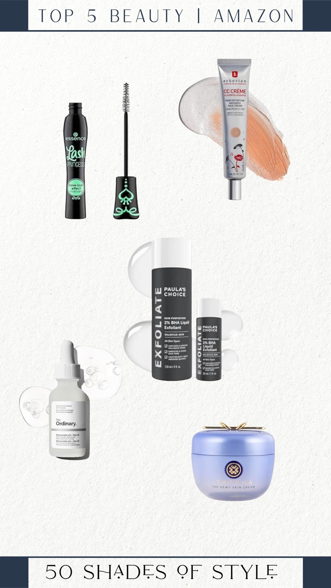 mascara, ordinary, paula’s choice exfoliate, cc crème, tatcha, amazon beautyy

#LTKgrwm #LTKBeauty #LTKselfcare