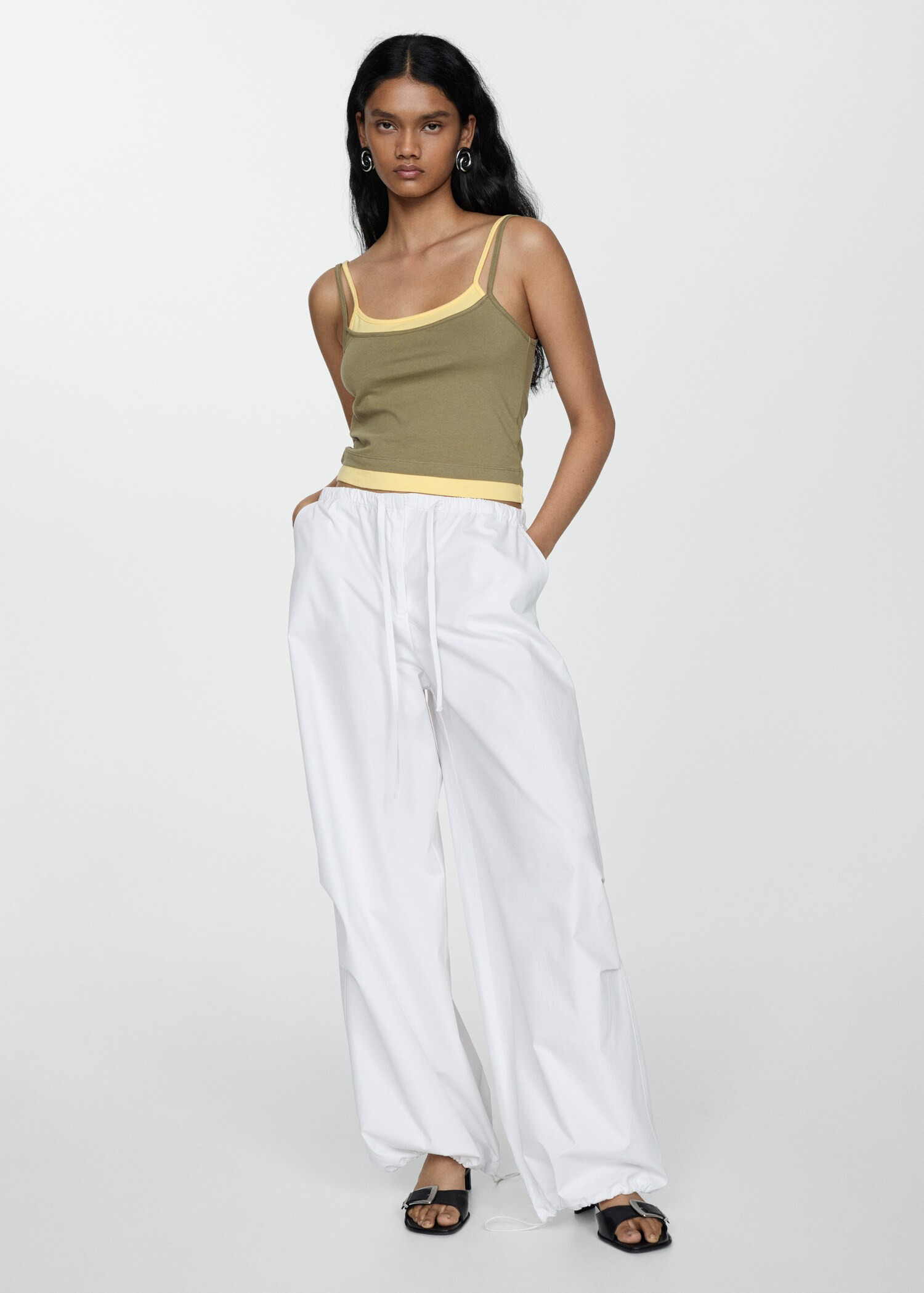 Combination top with thin straps | MANGO (UK)