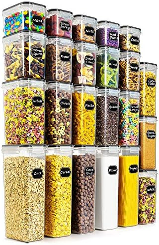 Wildone Airtight Food Storage Containers - BPA Free Cereal & Dry Food Storage Containers Set of 2... | Amazon (US)