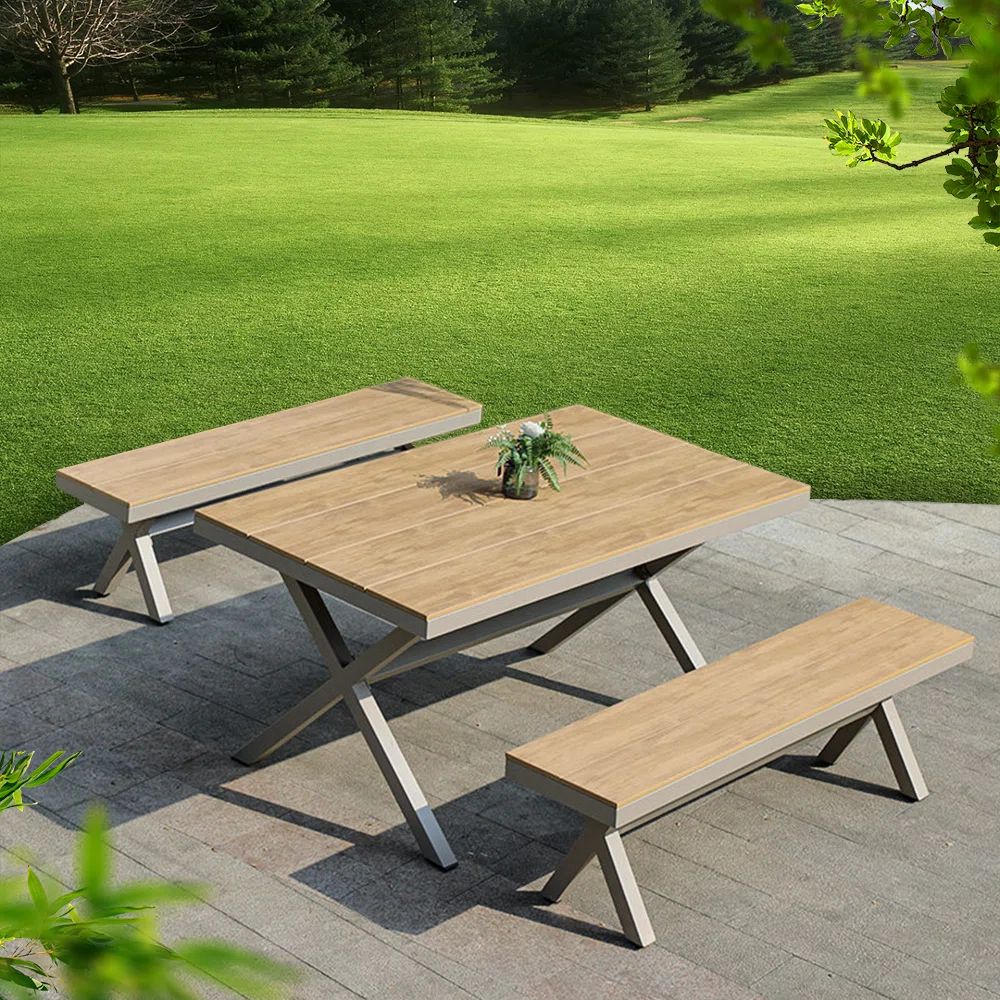 Miyu Rectangular Outdoor Dining Set | Wayfair North America