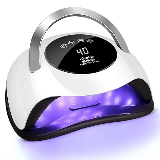 UV LED Nail Lamp Easkep - 120W Gel Nail Polish UV Light for Nail Dryer Curing Lamp Faster 4 Timer... | Amazon (US)