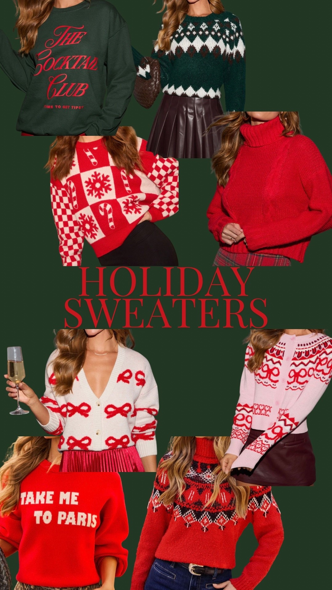 Tis the season for cute sweaters  & 30-50% off site wide ✨

#LTKHoliday #LTKCyberWeek #LTKootd