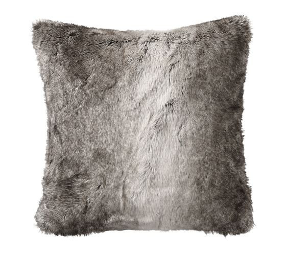 Faux Fur Ombre Pillow Covers | Pottery Barn (US)