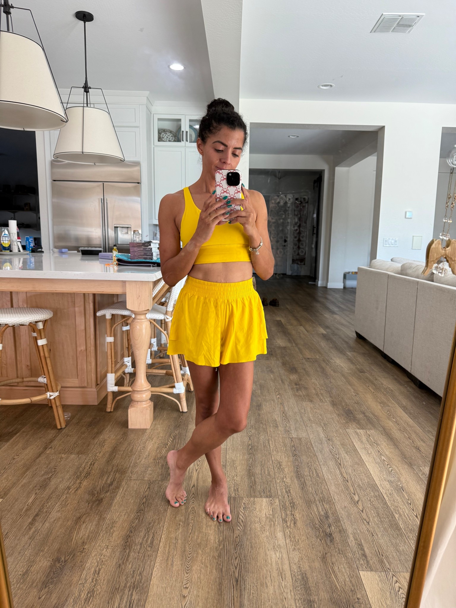 Stretching out summer as long as possible with bright colors from Lululemon. 🌼💛☀️

#LTKActive #LTKOver40