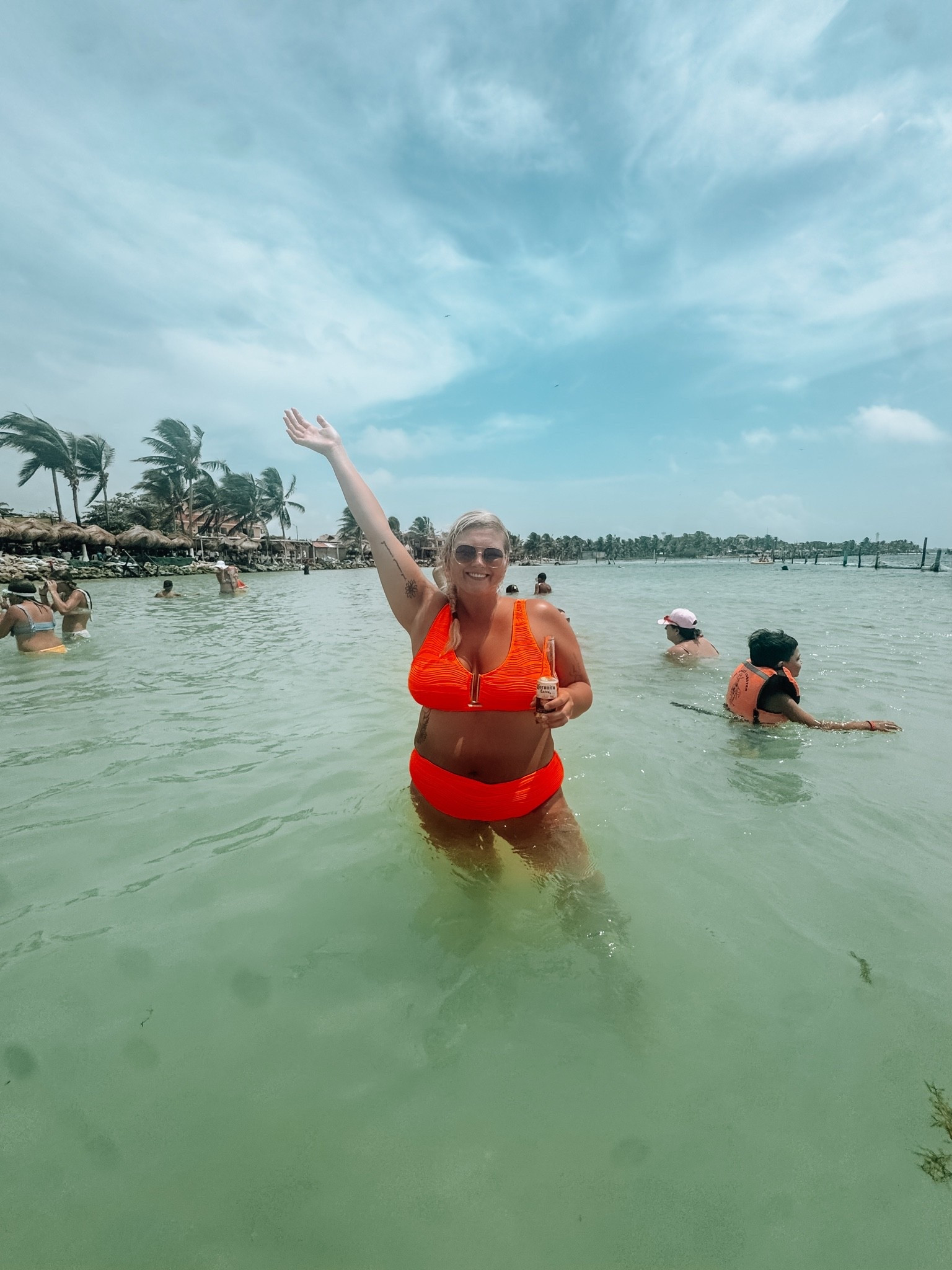 Mom approved swim suit 🧡🧡🧡

#LTKSwim #LTKMidsize #LTKTravel