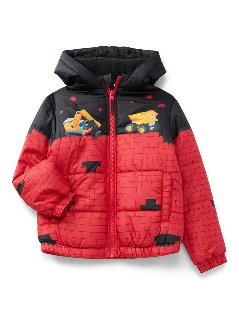 LEGO® Toddler Boys Lego Bricks Puffer Jacket, Sizes 2T-5T | Walmart (US)